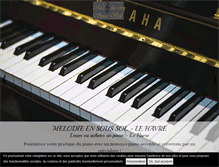 Tablet Screenshot of melodieensoussol.com